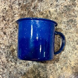 Blue Enamel Mug